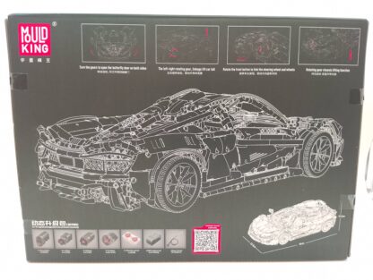 Mould King 13090S P1 Vulkangelbes Rennauto, statische Version 3.268 Teile – Bild 2