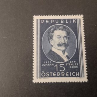 Österreich 1949 50. Todestag Johann Strauß Sohn postfrisch ANK 946