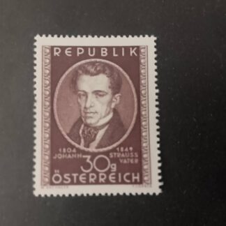 Österreich 1949 Johann Strauß Vater postfrisch ANK 954