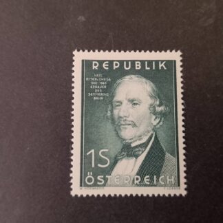 Österreich 1952 150. Geburtstag von Karl Ritter von Ghega postfrisch ANK 986