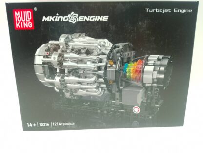 Mould King 10216 Turbojet-Triebwerk Mechanischer Modellbausatz 1.214 Teile – Bild 2