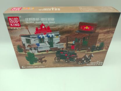 Mould King 24062 Wild West Bank Heist Scene Bauset 693 Teile