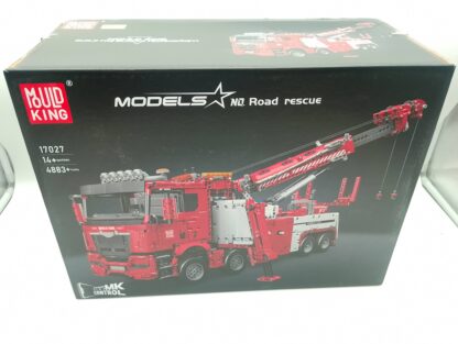 Mould King 17027 Ferngesteuertes Feuerwehr- und Rettungsauto-Bauset 4.883 Teile