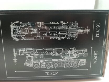 Mould King 17075 Ferngesteuerter LTM 1110 Kranwagen Bausatz 3.248 Teile – Bild 6