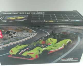 Mould King 27097 Lambo SC63 Supercar Bausatz 399 Teile inkl. Vitrine