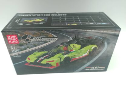 Mould King 27097 Lambo SC63 Supercar Bausatz 399 Teile inkl. Vitrine