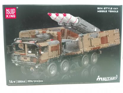 Mould King 20044 8x4 RC Raketen-LKW Militär-Bausatz 3.594 Teile – Bild 2