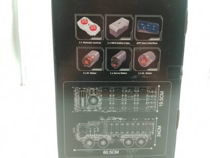 Mould King 20044 8x4 RC Raketen-LKW Militär-Bausatz 3.594 Teile – Bild 7
