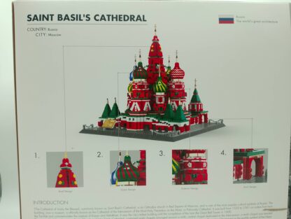 WANGE 6213 Die Saint Basils Kathedrale Modell  Bausteine Spielzeug Set – Bild 5