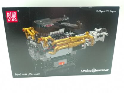 Mould King 10224 Motorisiertes Valkyrie V12-Motormodell  974 Teile – Bild 2