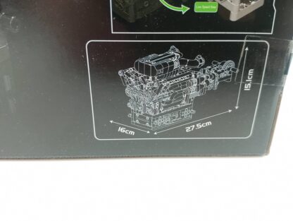 Mould King 10224 Motorisiertes Valkyrie V12-Motormodell  974 Teile – Bild 4