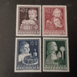Österreich 1949 Glückliche Kindheit postfrisch ANK 941 - 944