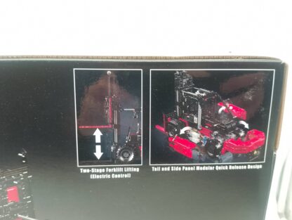 Mould King 17045 Schwerlast-Gabelstapler Ferngesteuertes Bauset  4.579 Teile – Bild 6