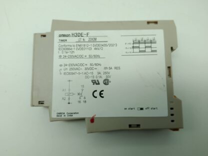 Omron H3DE-F Zeitrelais 24-230VAC/DC  50/60Hz  t: 0,1s-12h – Bild 3