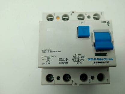 Schrack BCF0 U-100/4/03-S/A FI  Schutzschalter BC090130  10kA