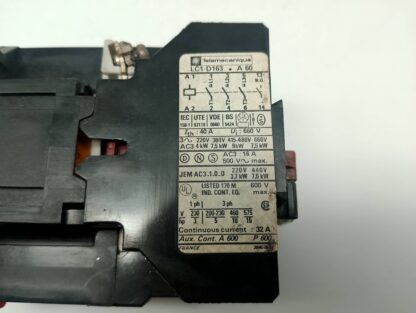 Telemecanique LC1-D163   A65    10  Schütz 220V 50Hz – Bild 3