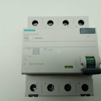 Siemens 5SV3 344-6LA01 RCCB 40A 30mA 400V~ 10kA FI,   Schutzschalter