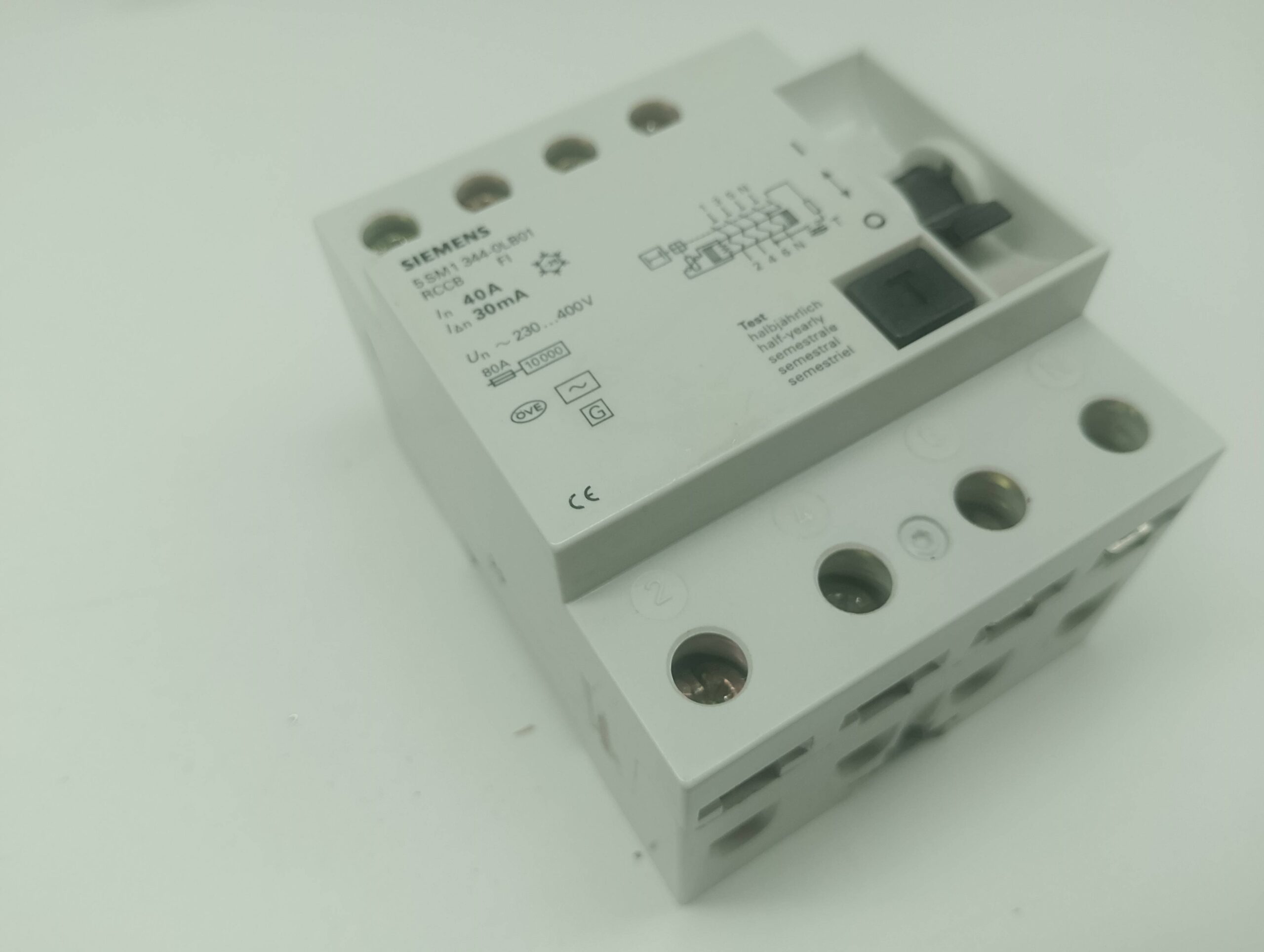 Siemens 5SM1 344-0LB01 RCCB FI, Schutzschalter 40A 30mA 10kA – Bild 2