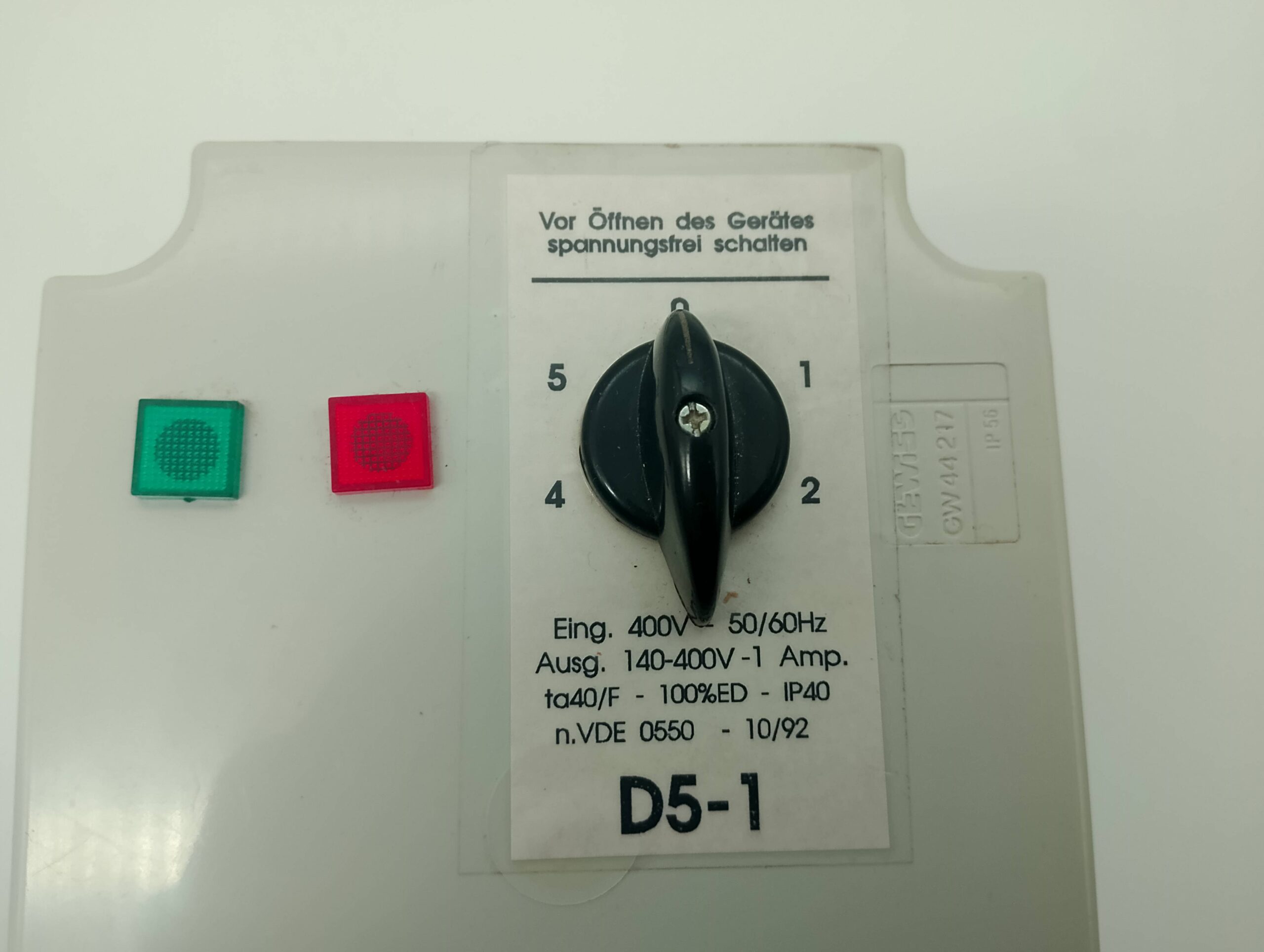 Wolf Klimatechnik D5-1 5Stufenschalter Steuerung – Bild 3