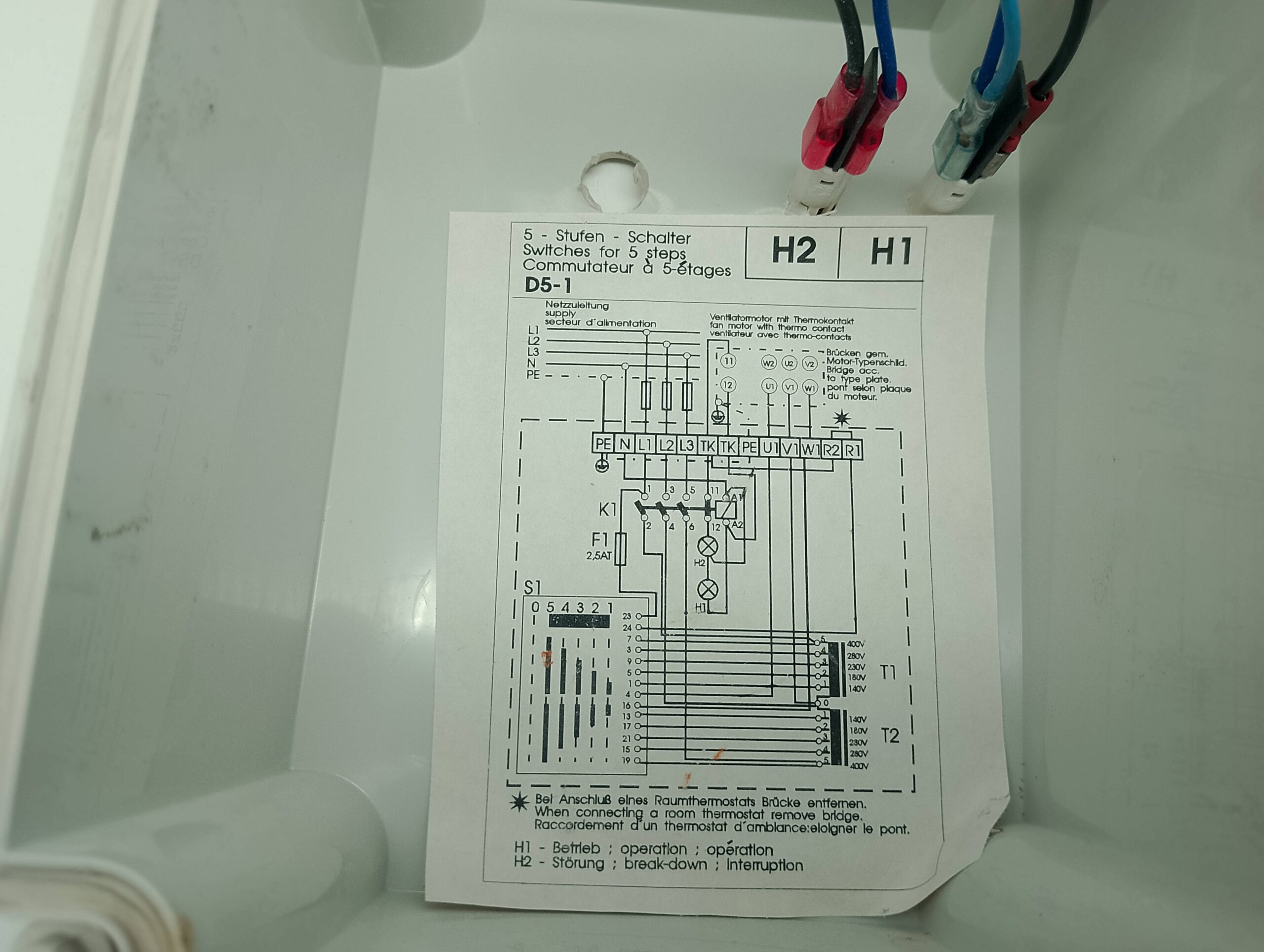 Wolf Klimatechnik D5-1 5Stufenschalter Steuerung – Bild 10
