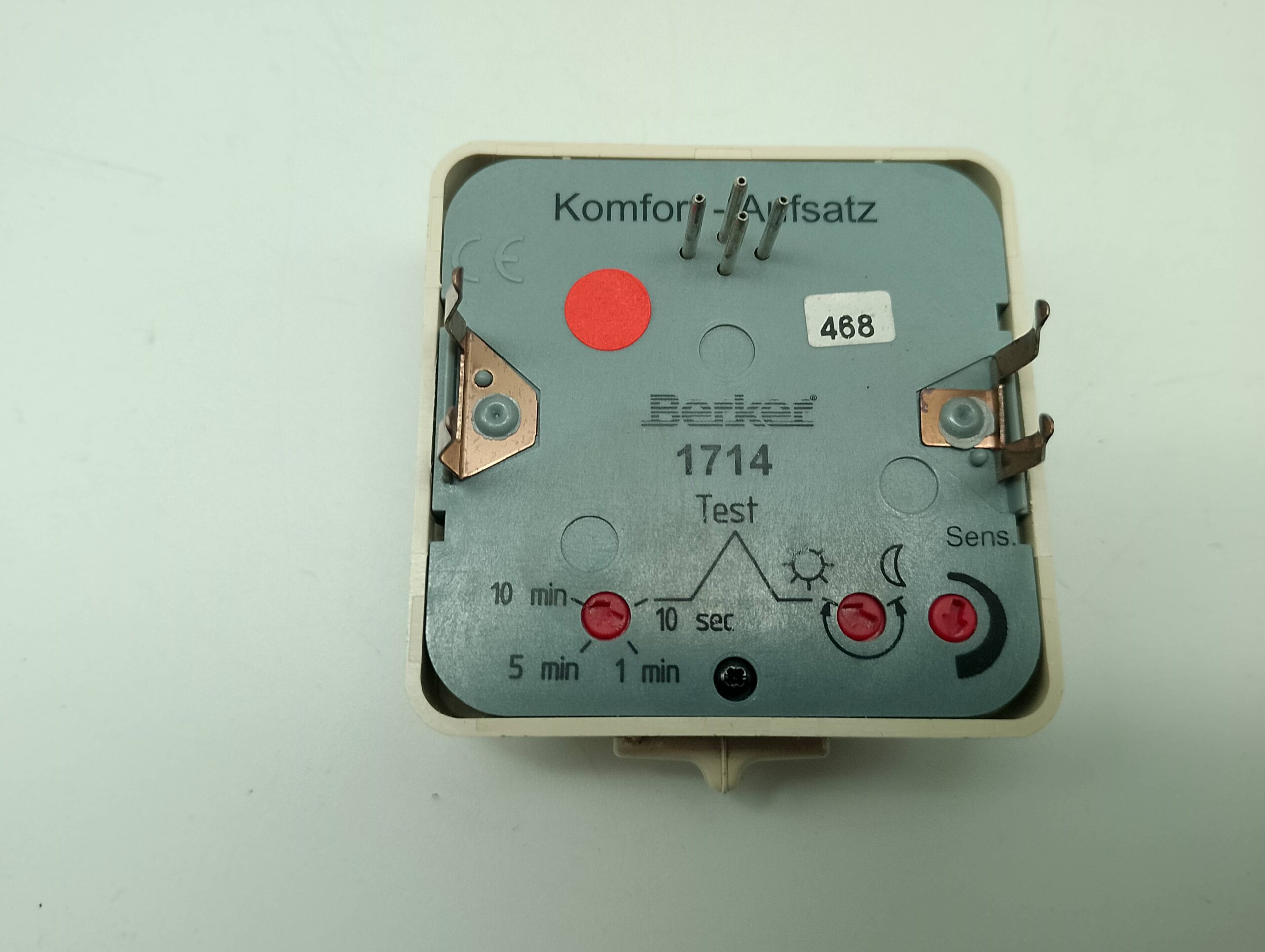 Berker 1714 Komfort Aufsatz Bewegungsmelder cremeweiß – Bild 2