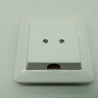 Siemens Kabelauslassdose mit 5TG2… 1fach Rahmen titanweiß