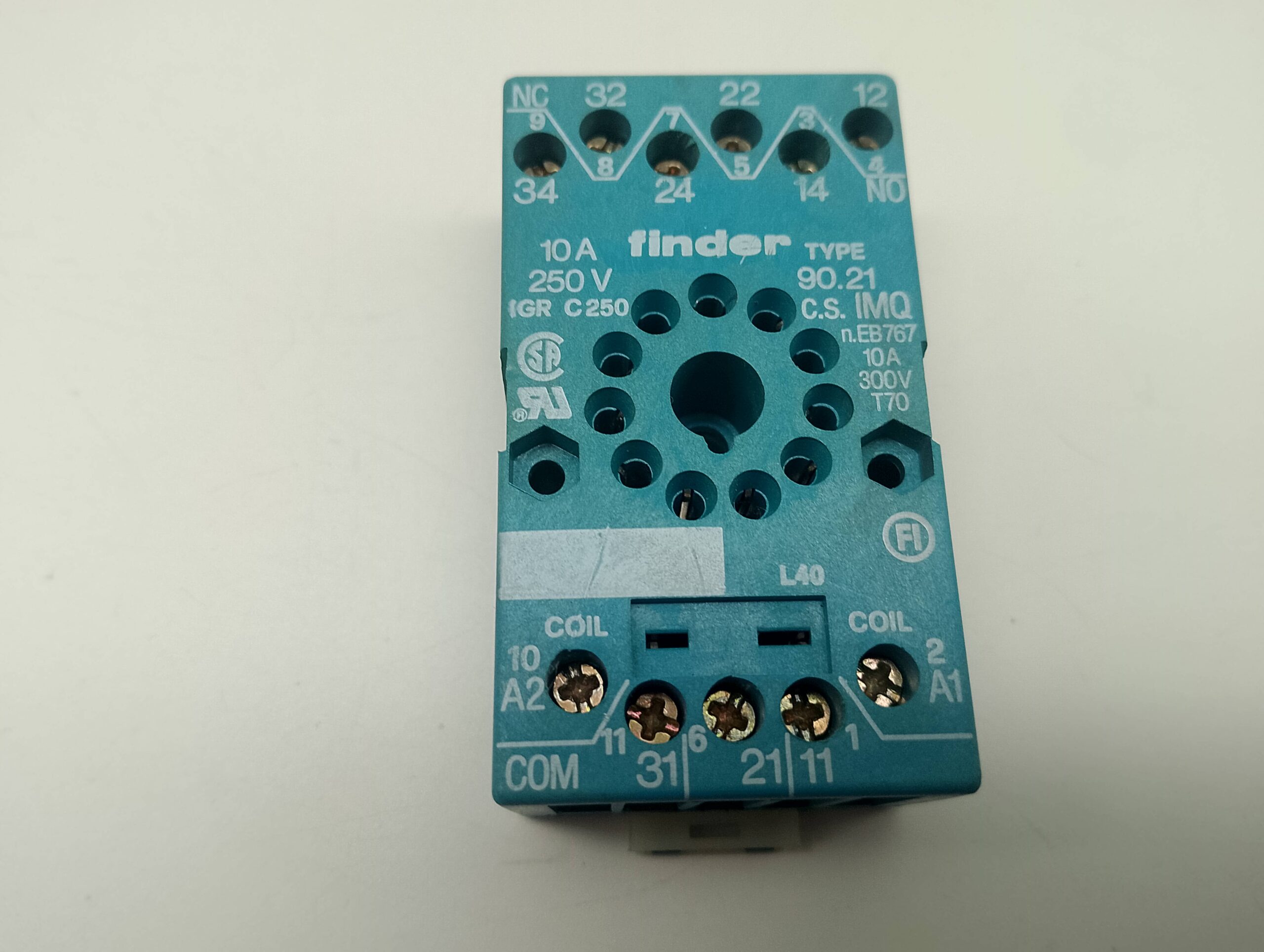 Finder 90.21 Sockel 10A 250V