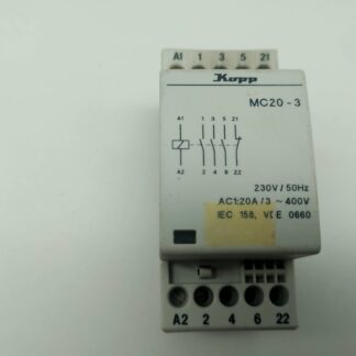 Kopp MC20-3 Installationsschütz 230V/50Hz AC1:20A/3--400V, IEC 158, VL 0660