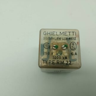Ghielmetti Type RM22 250V 6A 1000VA ohne Sockel Ersatzteil
