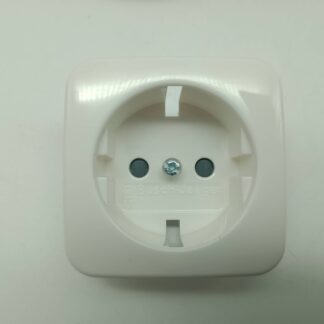 Busch und Jäger 0531-4-1907 Steckdoseneinsatz/Zentralstück, mit erhöhtem Berührungsschutz, Kindersicherung alpinweiß