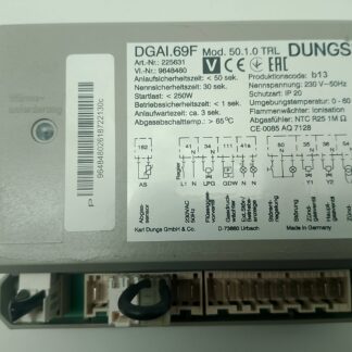 Dungs Technik DGAI.69F Mod. 50.1.0TRL Gasfeuerungsautomat 225631 VI.Nr.: 9648480