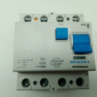 Schrack FI-Schalter BCF0 63-4-01/A Schutzschalter BC056110