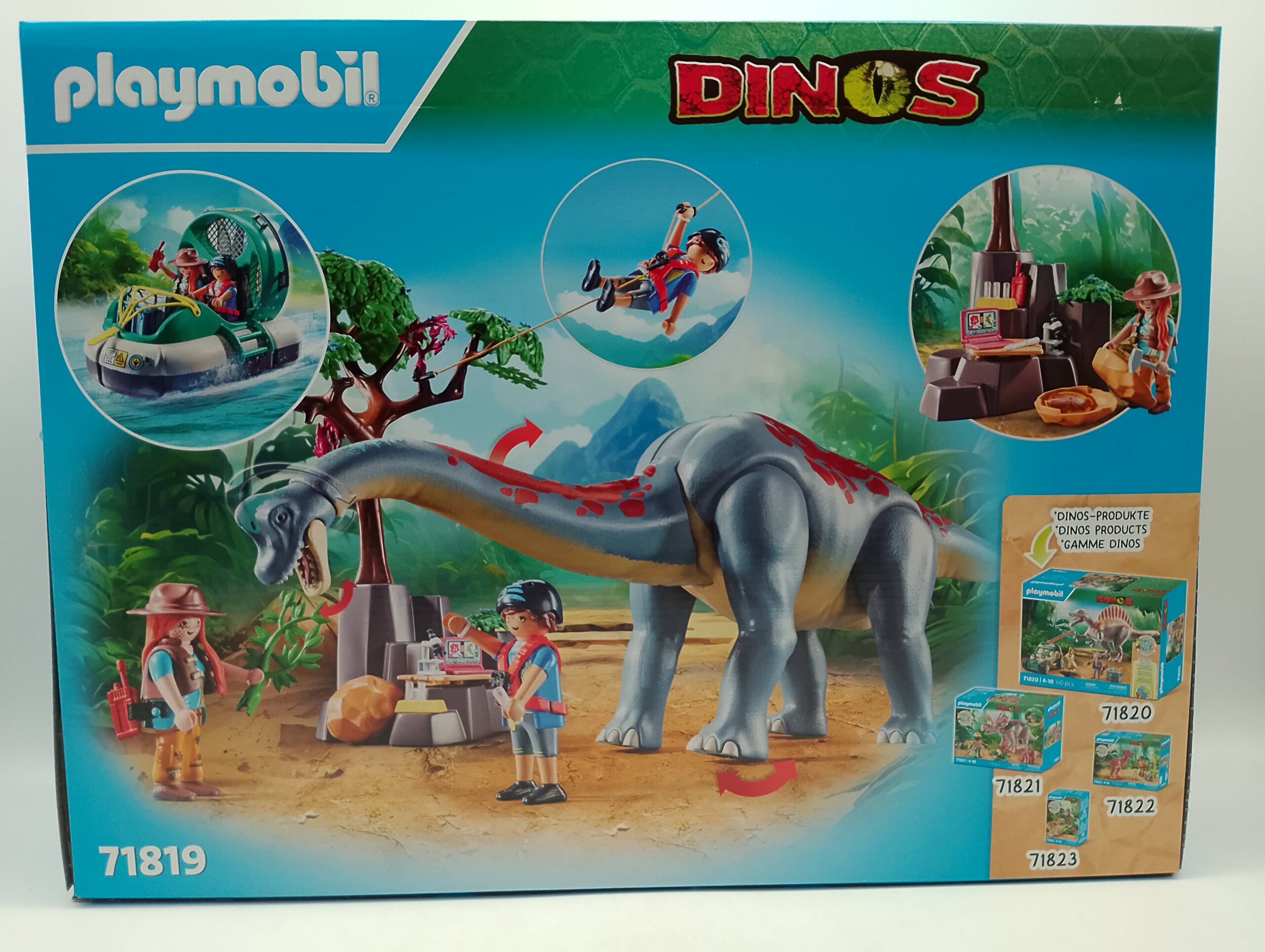 Playmobil 71819 Brachiosaurus-Begegnung mit Luftkissenboot – Bild 2