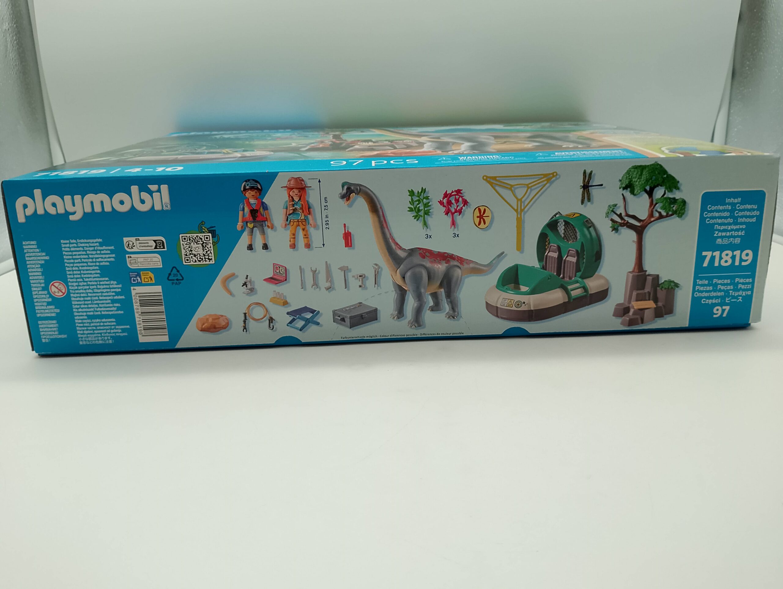Playmobil 71819 Brachiosaurus-Begegnung mit Luftkissenboot – Bild 5