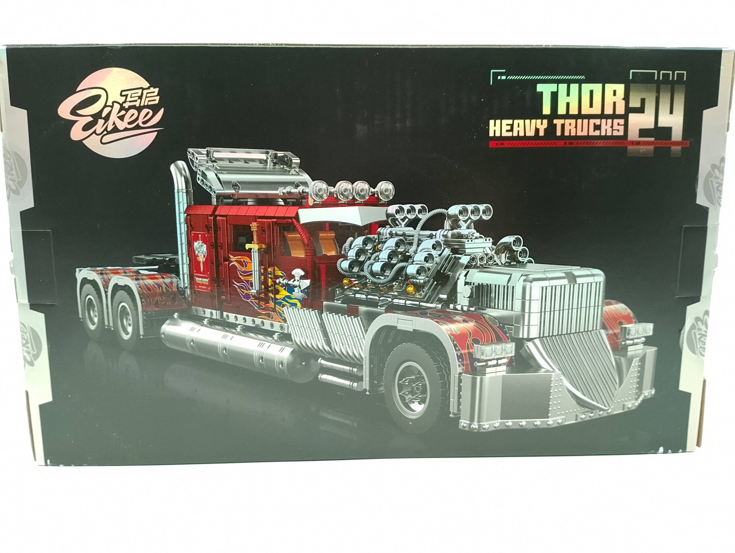 Eikee Y18066 Thor Schwerlastwagen 3485 Klemmbausteine, dynamische Version