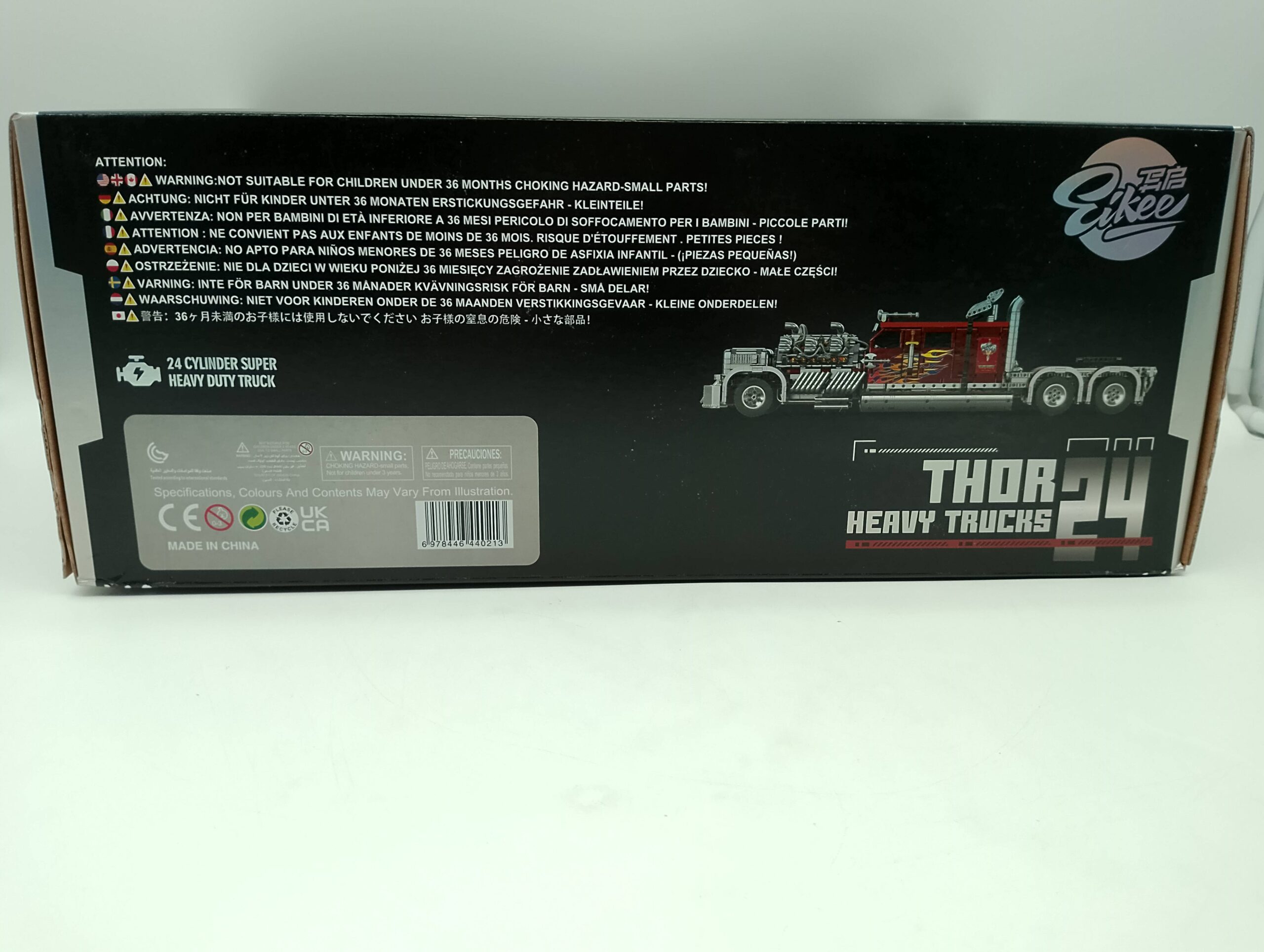 Eikee Y18066 Thor Schwerlastwagen 3485 Klemmbausteine, dynamische Version – Bild 5