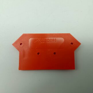 Wago 280 Abdeckplatte orange