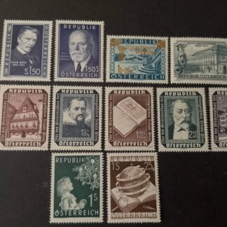 Österreich Jahrgang 1953 postfrisch komplett ohne Vögel ANK Nr. 994 - 1004