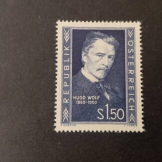 Österreich 1953 50 Todestag von Hugo Wolf (Komponist, 1860 -1903 postfrisch ANK 994