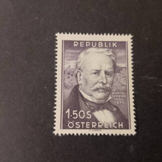 Österreich 1954, 150. Geburtstag von Moritz von Schwind, postfrisch ANK Nr. 1005