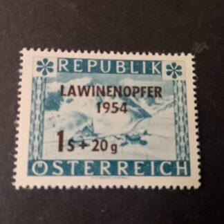 Österreich 1954  Lawinenopfer 1954, postfrisch ANK Nr. 1007