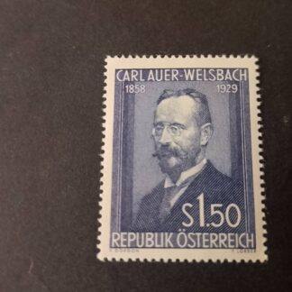 Österreich, 1954, 25. Todestag von Carl Freiherr Auer Ritter von Welsbach, postfrisch, ANK Nr. 1015