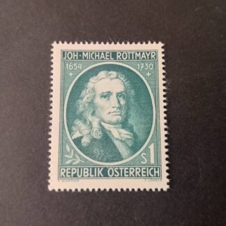 Österreich, 1954, 300. Geburtstag von Johann Michael Rottmayr, postfrisch ANK Nr. 1016