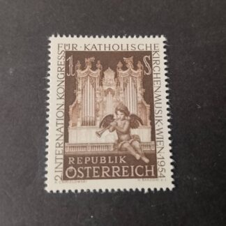Österreich 1954, Intern. Kongreß für Kath. Kirchenmusik (Bruckner-Orgel von St. Florian) ANK Nr. 1017