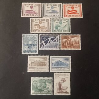 Österreich Jahrgang 1955 postfrisch ANK Nr. 1021 - 1032
