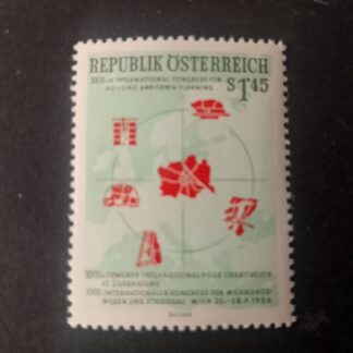 Österreich,1956, Internationaler Städtebaukongreß Wien, postfrisch ANK Nr. 1036