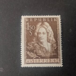 Österreich, 1956, 300. Geburtstag von Fischer von Erlach, postfrisch ANK Nr. 1037