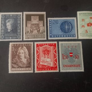 Österreich Jahrgang 1956 postfrisch, ANK Nr. 1033 - 1039