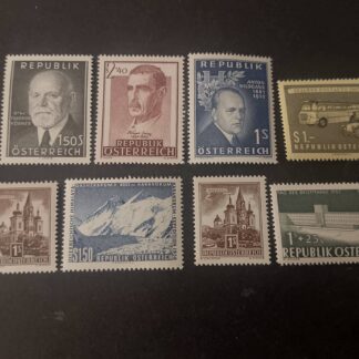 Österreich Jahrgang 1957 postfrisch ANK. Nr.  1040 - 1047