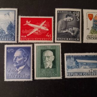 Österreich Jahrgang 1958 postfrisch ANK Nr. 1048 - 1051, 1073 - 1075